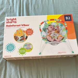 Bright Starts Rainforest Vibes Baby Bouncer